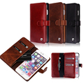 2016 Vintage Pierre Cardin Genuine Leather Luxury Flip Case For iPhone 6 6S 6 Plus 6S