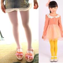 2016New Arrival Kids Girls Velvet Dance Leggings Candy Color Trousers Skinny Underpants 5-15T Wholesale