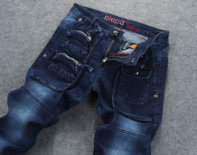Mens Skinny Jeans 2015 New Summer Style Biepa Jeans Rock Pockets Pants For Men Mens Skinny Jeans 