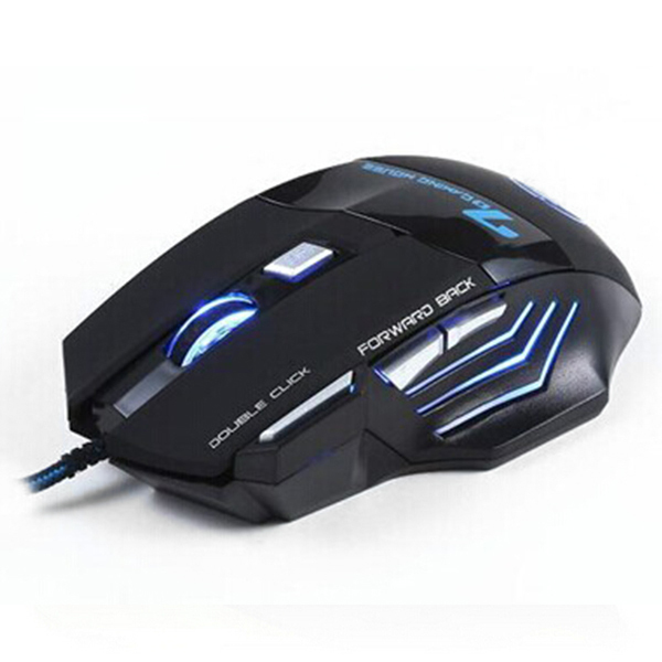 Professional Wired Gaming Mouse 7 Button 5500 DPI LED Optical USB Wired Computer Mouse Mice Cable