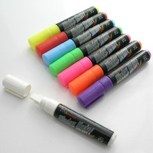 1PCS white color Neon Fluorescent Liquid Chalk Marker Pen Board Sign Free shipping