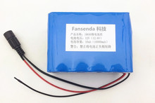 12v10ah 18650 battery pack forhid xenon kit led lighting digital mobile power emergency rechargeable battery free shipping