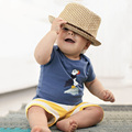 Hot Baby Boys Clothes Set Cartoon Design Kids Clothing Suit Summer Newborn Infant Short Sleeve T