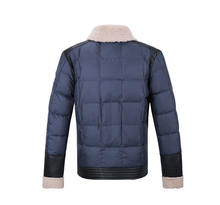 VIISHOW Brand 2015 New Arrival Men Winter Jackets Men s Coat leather sleeve splicing design down