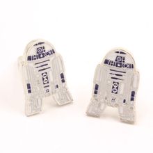 free Shipping New Arrivals Cuff Links Star Wars 7 Men Shirt Brand Cuff Buttons Top Grade Palladium Millennium Falcon Cufflinks