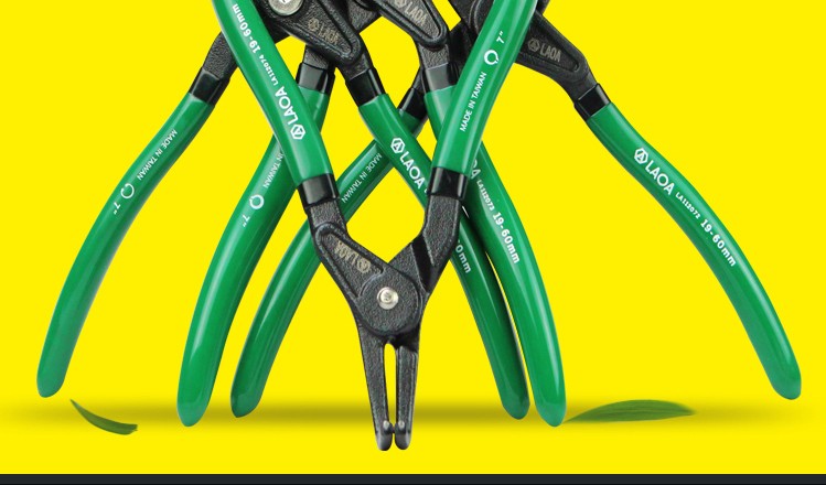SES-125P/175P/230P/300P Snap Ring Pliers Straight-Jaw for External