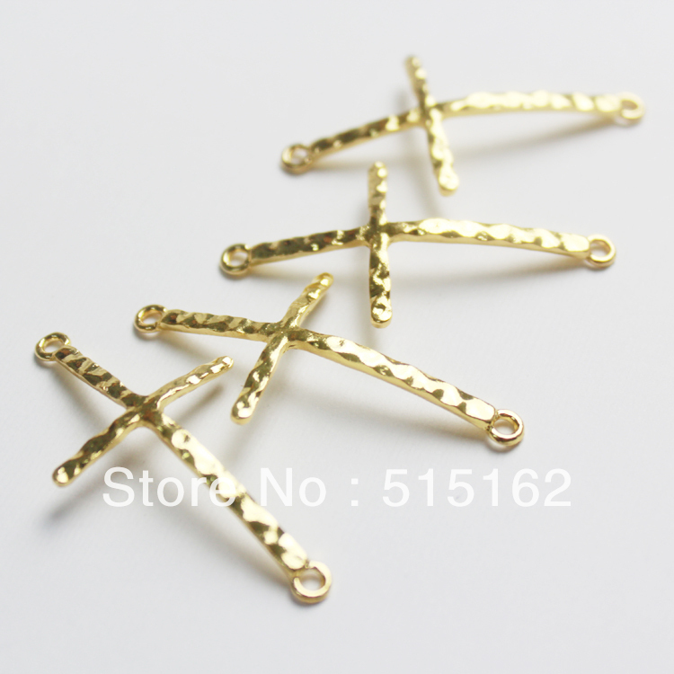 Sideways Bracelet sideways FLAT for Charm for charms cross Making.jpg Bracelet jewelry making Connector CROSS