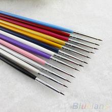 Popular 12Pcs Nail Art Designer Pen Pencil Brush Painting Dotting Acrylic Tool 1T1V