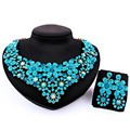 Wedding Jewelry Fashion Statement Good Quality Jewelry Sets Za Brand Elegant Crystal African Beads Jewelry Sets