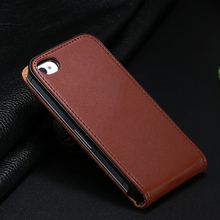 New Retro Real Genuine Leather Case for iPhone 4 4S 4G 5 5S 5G Luxury Vertical