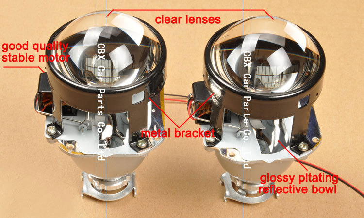 2.5 inches H4 H7 leader WST bi-xenon projector lens 7