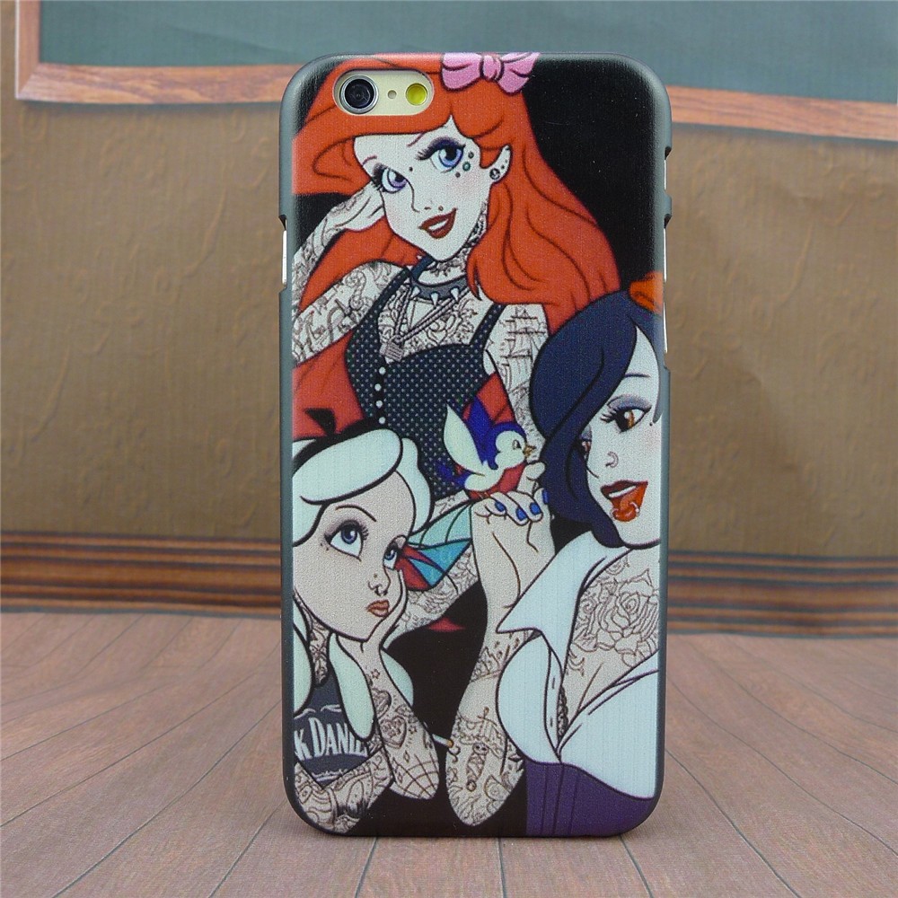 4.7" For Apple i Phone iPhone 6 Case Tattoo Ariel Little Mermaid series Protective Cover Case For iPhone6 Free Shipping 4.7" For Apple i Phone iPhone 6 Case Tattoo Ariel Little Mermaid series Protective Cover Case For iPhone6 Free Shipping