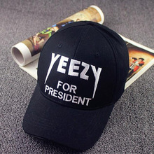 2016 Promotion Adult New Fashion Girls Casual And Letter Yeezy Baseball Cap Bone Gorras Hip Hop Snapback Caps For Women