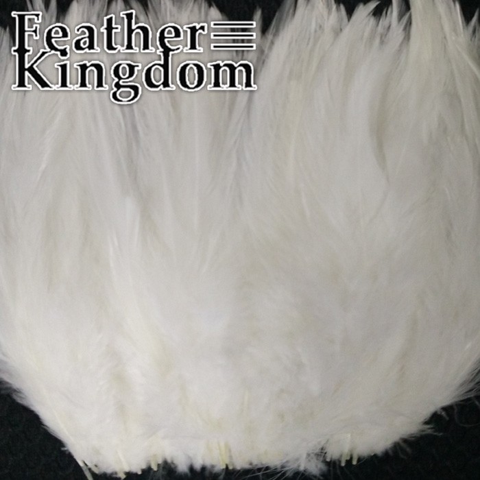 white rooster feather