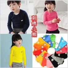 New Fashion Unisex Cotton spring Autumn Winter Cartoon boy girl Children Kids Turtleneck long Sleeve sweater