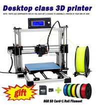 Auto leveling Quality High Precision impressora 3d Prusa i3 DIY 3d Printer kit with 1 Rolls Filament 8GB SD card for Free