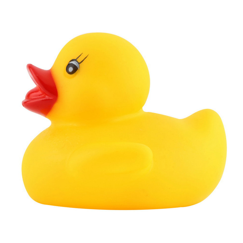 Hot!Funny baby bath toys Soft Rubber Squeaky Ducky Animal Toy Safety Baby Bath Tub Toy Hot Selling