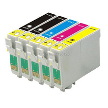 5x T200 XL Ink Cartridge Fit WF2510 WF2520 WF2530 XP200 XP300 XP400 XP310 XP410 Printer