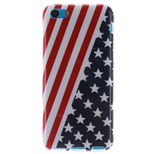 For Iphone 5C Cases American Flag Pattern Soft TPU Case cover Fundas For Iphone 5C Fashion Stars and Stripes mobile phone shell