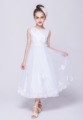 Children s clothing long cotton handmade beaded princess vest dress children princess dress age from 2