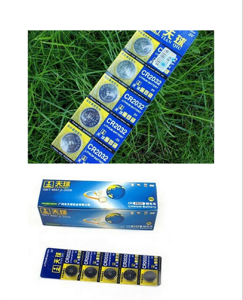 5pcs Lot lr44 CR2032 3V Cell Battery Button Battery Coin Battery cr 2032 lithium battery For