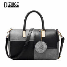 Small Patchwork Handbag Spain Famous Brand Bag Leather Women Bowling Bag Pillow Bag Fashion Shoulder Messenger Bags High Quality