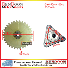 GY6 50cc Engine Oil Pump With Gear 139QMA 139QMB Chinese Scooter Parts ATV Parts Znen Baotian Taotao Icebear Romet Free Shipping