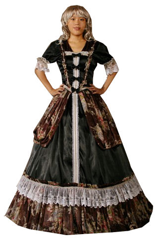 Spanish victorian dress costume