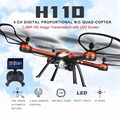 5 8GHz Images Transmission JJRC Drone H11D 4CH 6 Axis Gyro Helicoptero FPV Quadcopter with 2