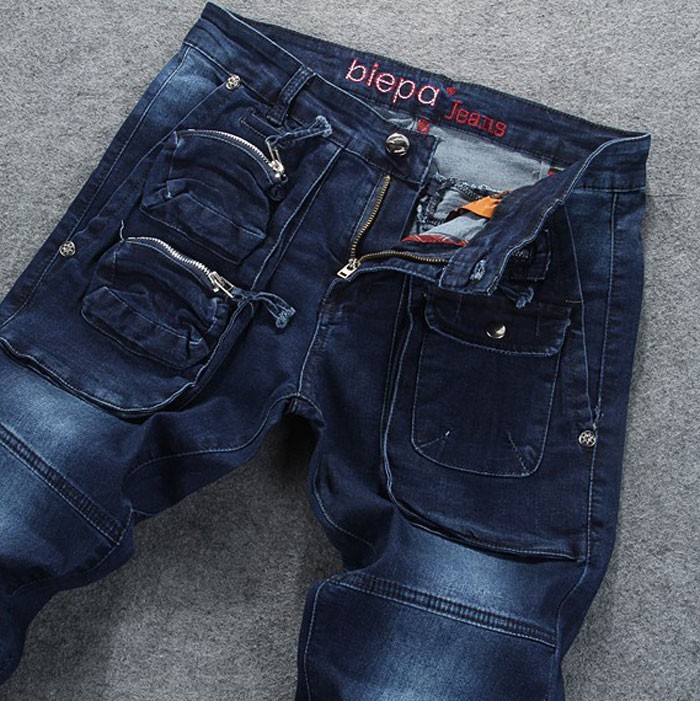 Mens Skinny Jeans 2015 New Summer Style Biepa Jeans Rock Pockets Pants For Men Mens Skinny Jeans
