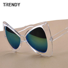 2014 Retro Brand Cat Eye Sunglasses Butterfly Lense Women Glasses V41