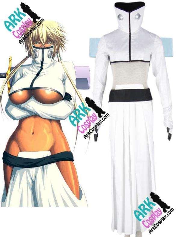Bleach No.3 Halibel Cosplay Kimono Cosplay White Womens Bleach Cosplay Costume