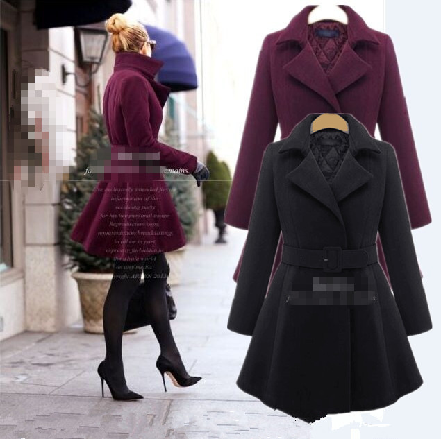 free shipping elegant women winter warm coats plus size cotton trench laides velvet thick jacket long outdoor overcoat