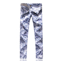 High Quality Men Jeans Brand Famous Cotton Slim Men s Casual Trousers Pop Nightclubs Feet Pants