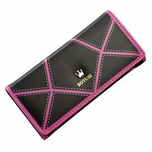 2016 New Fashion Dollar Price Women Long Wallet Crown Leather Clutch Purse Handbag Wallet Lady Long Purse female Free Shipping