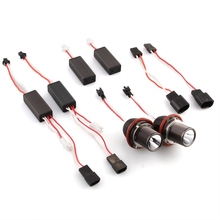 2 H8 10W LED CREE Angel Eye Light White for BMW E39 E53 E65 E66 E60