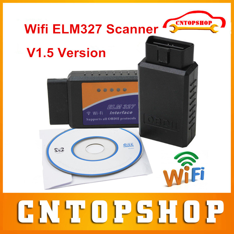   ELM327 WIFI OBDII   wi-fi ELM 327 V1.5   iOS   ELM 327 -150m OBD2  