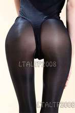 1PCS Thick Sexy Women Shiny Glossy Narrow Rolled Oil Stocking Dance Thigh Highs Tights Transparent One Line Pantyhose