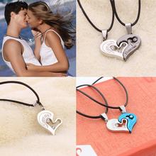 Factory Price! Men Women Lover Couple Necklace I Love You Heart Shape Pendant Necklaces Fashion Jewelry