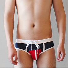 Manview Brand Nylon Swimwear men Colorful and Sexy swimming trunks Comfortable Patchwork men s swimwear