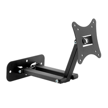 black Articulating Adjustable Swivel LED LCD TV Wall Mount Brackets 10″~26″ metal support 50kg Stand