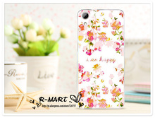 Print Beautiful Rose Peony Flower Painted Fashion Cute Lovely UV Print Hard Cover Case For HTC