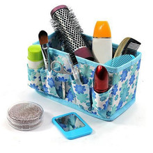 1pc Multifunction Open Cosmetic Bag Beauty Floral Organizer Make up Bag New Folding Makeup Cosmetics Storage Box