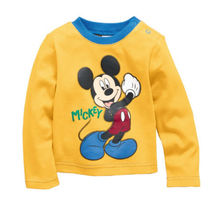 2015 Fashion Cartoon Baby Mouse Girls Boys Kids Long Sleeve Blouses Tops Shirt Hoodie