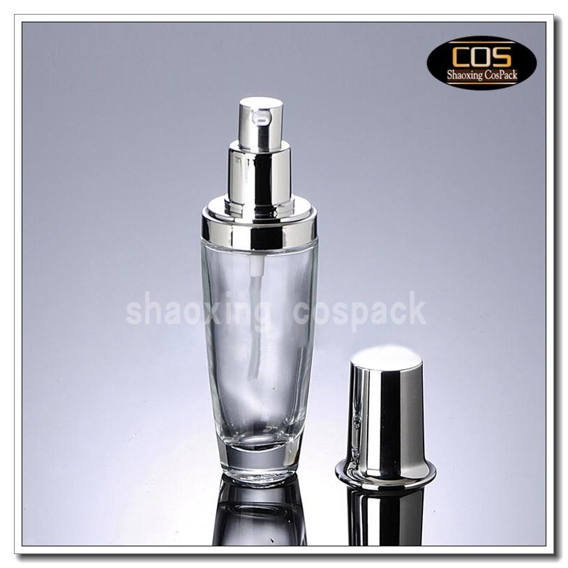 LGX40-50ml lotion pump glass bottle (2)