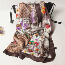 China Silk World Women silk scarf brand silk scarf mulberryshawls and scarves 100 silk hijabs for