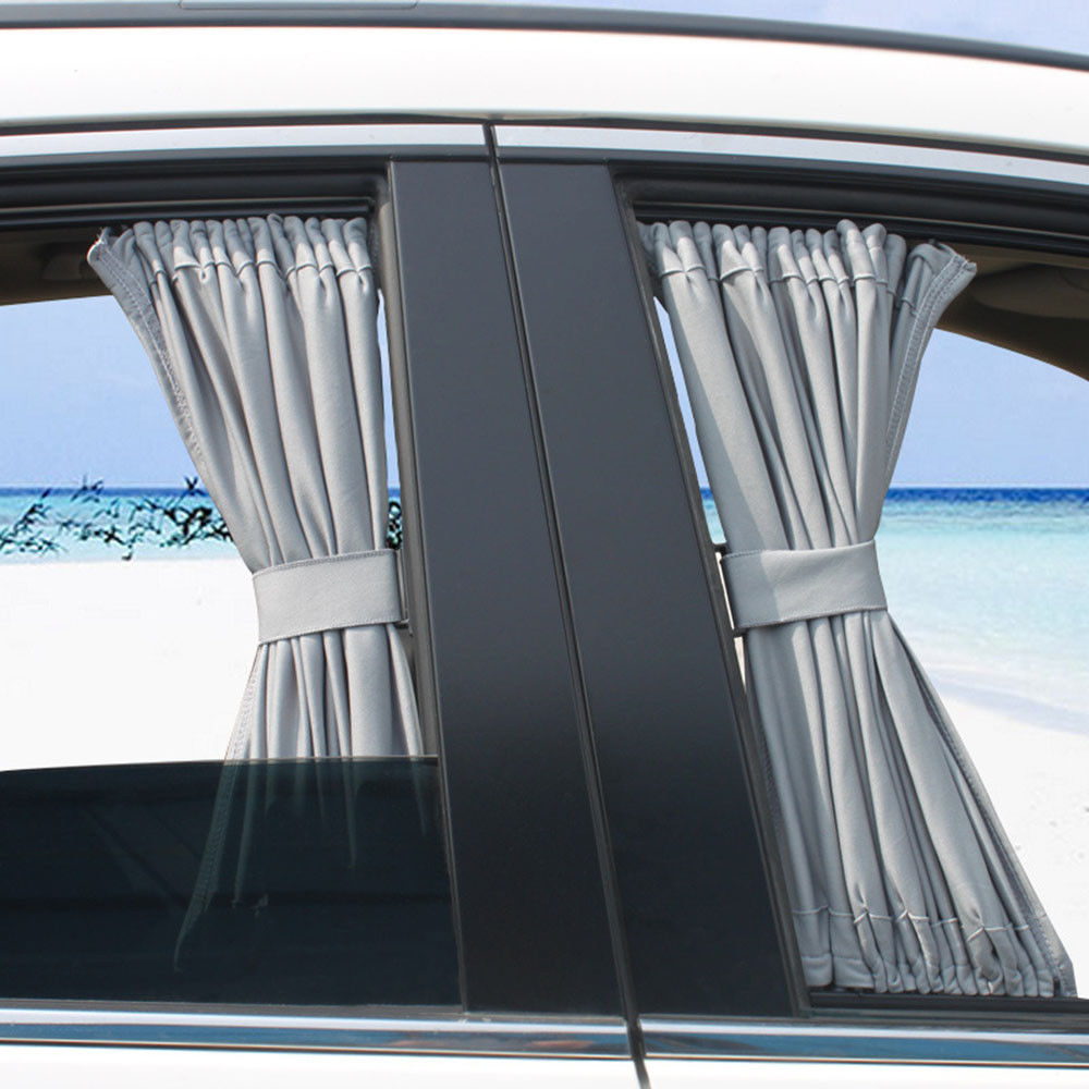 2pcs 70L New Universal Car Window Curtain Car UV Adjustable Gray Super Light Curtain Anti Julian Exquisite Shading 2pcs 70L New Universal Car Window Curtain Car UV Adjustable Gray Super Light Curtain Anti Julian Exquisite Shading
