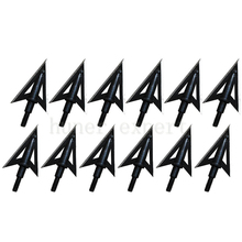 Hunting archery arrow head razor sharp broadhead screw fiberglass arrows on compound bow 3pcs