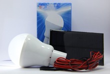 Wholesale Factory 0 8W 5V solar power backup 750ma LED Bulb lamp outdoor lighting Green Energy