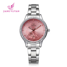 Skone de marca relojes mujer vestido acero inoxidable pulsera de reloj de lujo Casual Relogio reloj de cuarzo